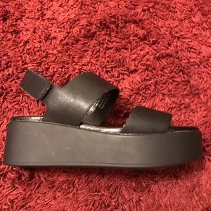 Black Platform Sandals